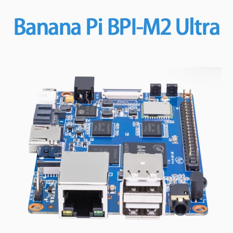 

Banana Pi BPI-M2 Ultra Allwinner A40i 2GB DDR3 RAM 8GB eMMC On board wifi&BT Single Board Computer Support Linux Raspberry Pi