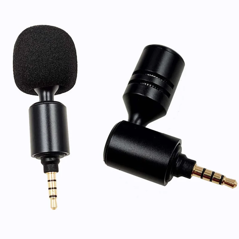 2023 Mini Microphone 3.5mm Stereo Type-C Flexural Bendable Wireless Mic For phone Cameras Computer Laptop PC Recording