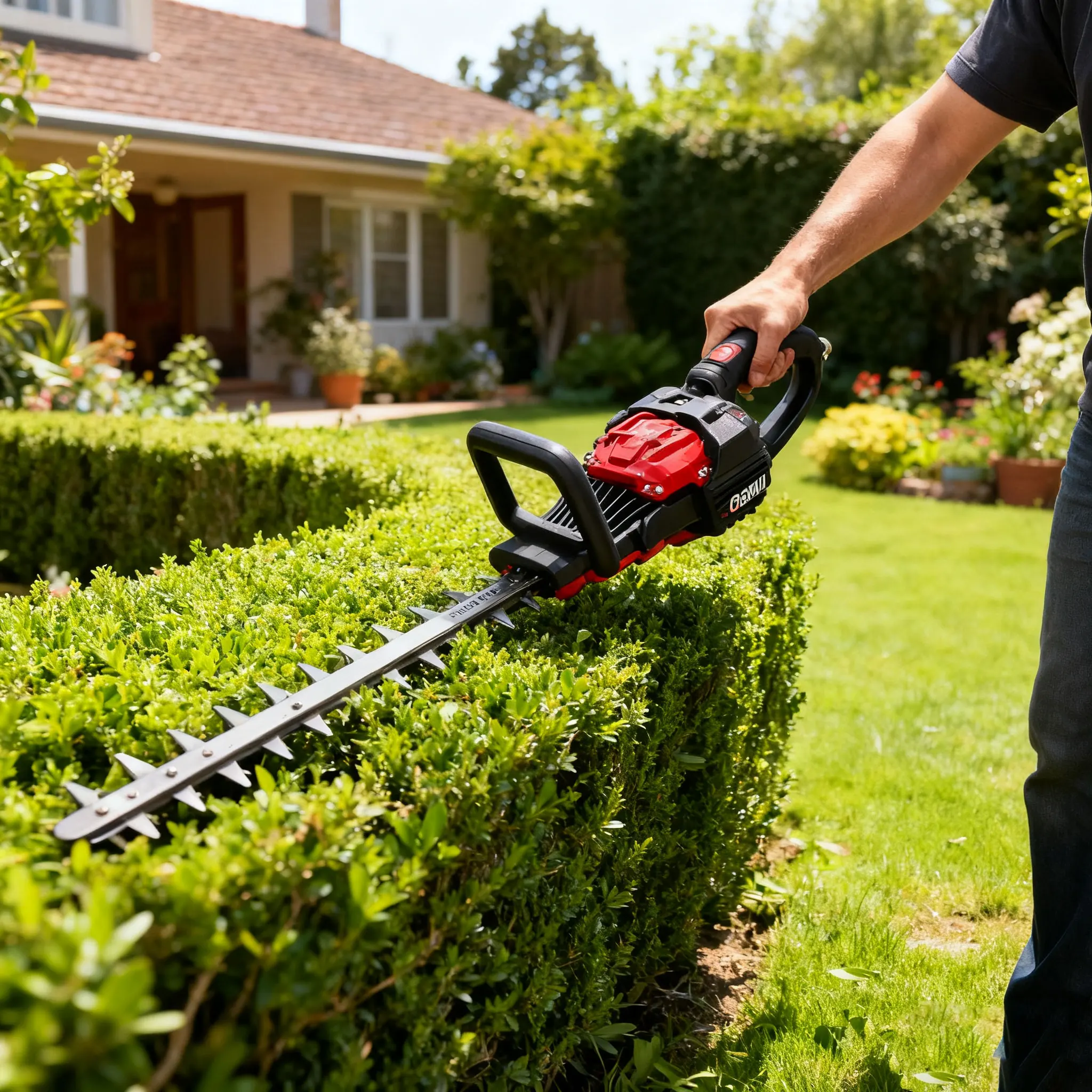 

Garden Work Commercial Maintenance Smart Lithium Hedge Trimmer Fast Speed High Efficiency Electric Hedge Cutter