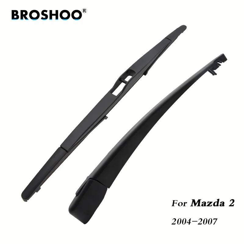 BROSHOO Car Rear Wiper Blades Back Windscreen Wiper Arm For Mazda 2 Hatchback (2004-2007) 355mm,Windshield Auto Styling