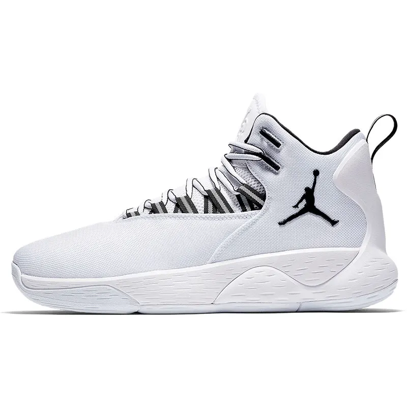 Nike genuine JORDAN SUPER FLY MVP men's cushioned practical basketball shoes AR0038-100 view 5