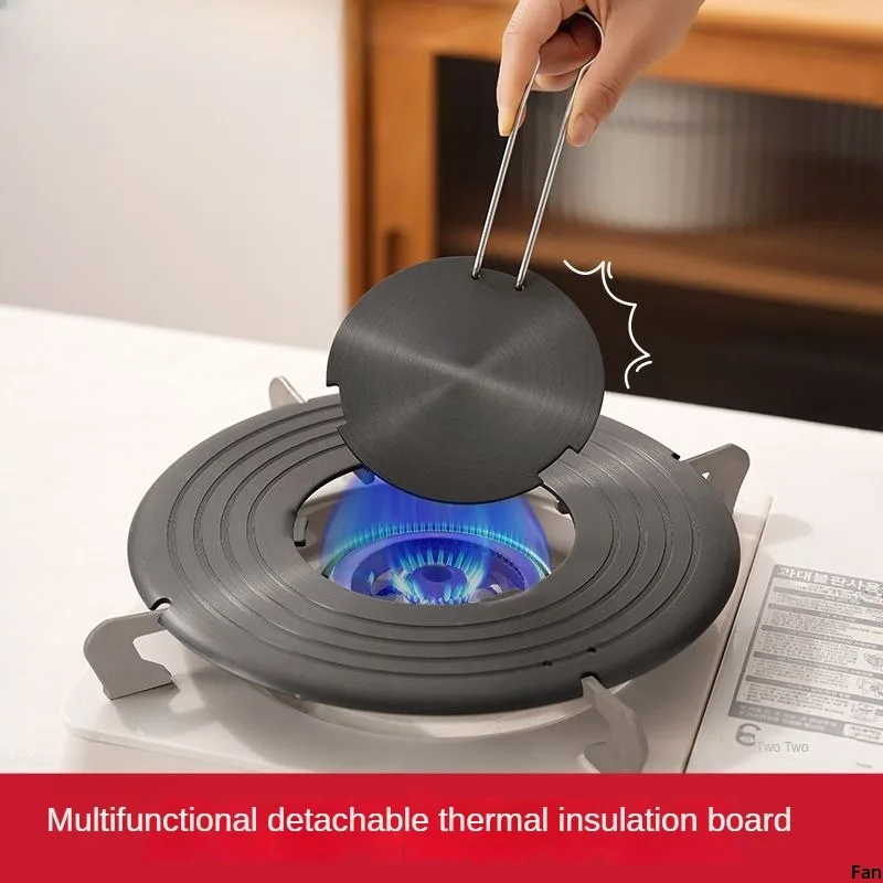 Heat Transfer Plate Defrosting Anti-Blackening Pan Heat Conducting Plate Suitable for Gas Cooktops and LPG Cooking Hobs