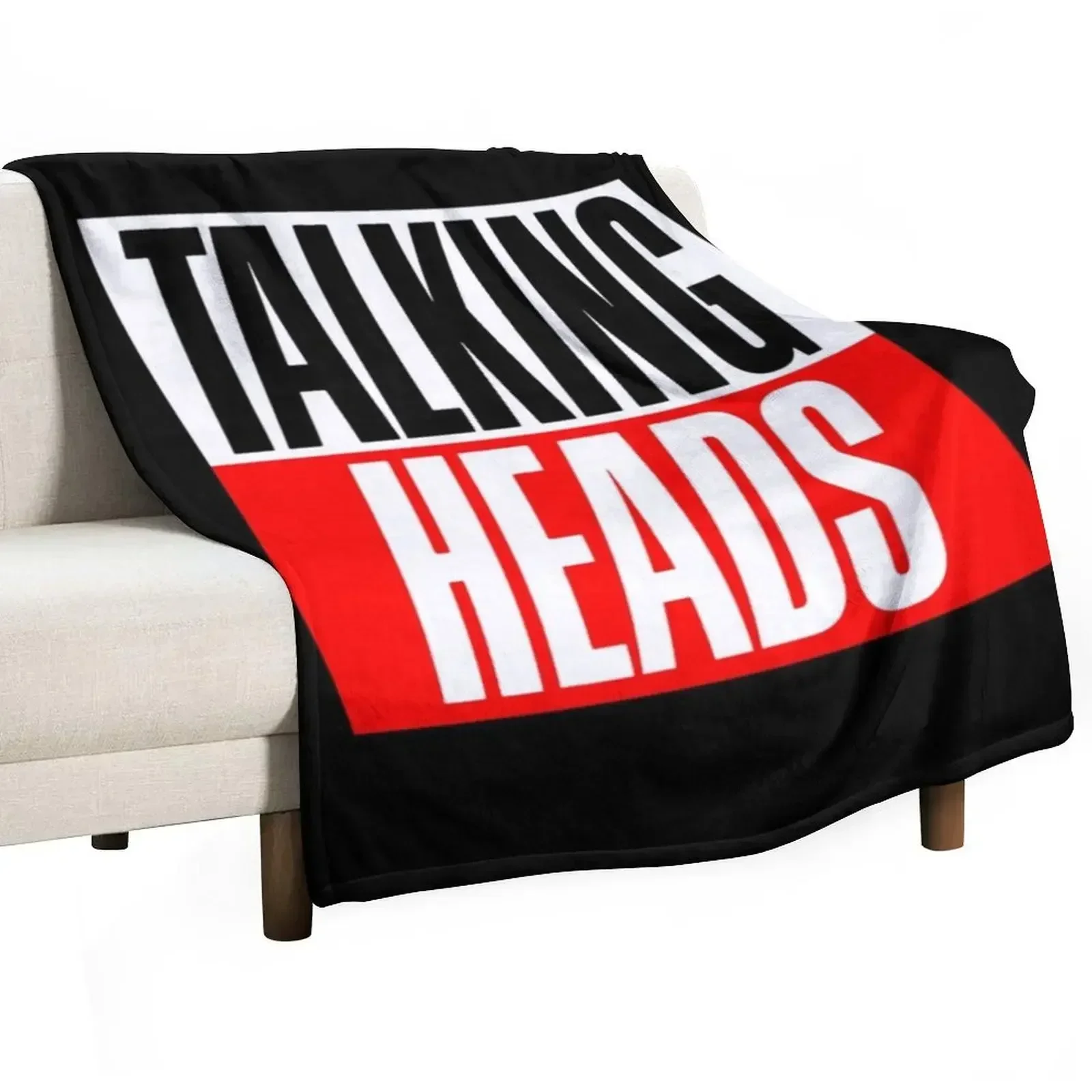 Talking Heads Throw Blanket Multi-Purpose Hairy Sofa Throw Blankets