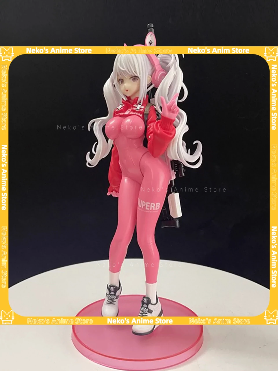 En Stock NIKKE figuras de diosa de la victoria Anime lindo Sexy coletas dobles chica figura de acción estatua de Pvc modelo muñeca juguetes regalos