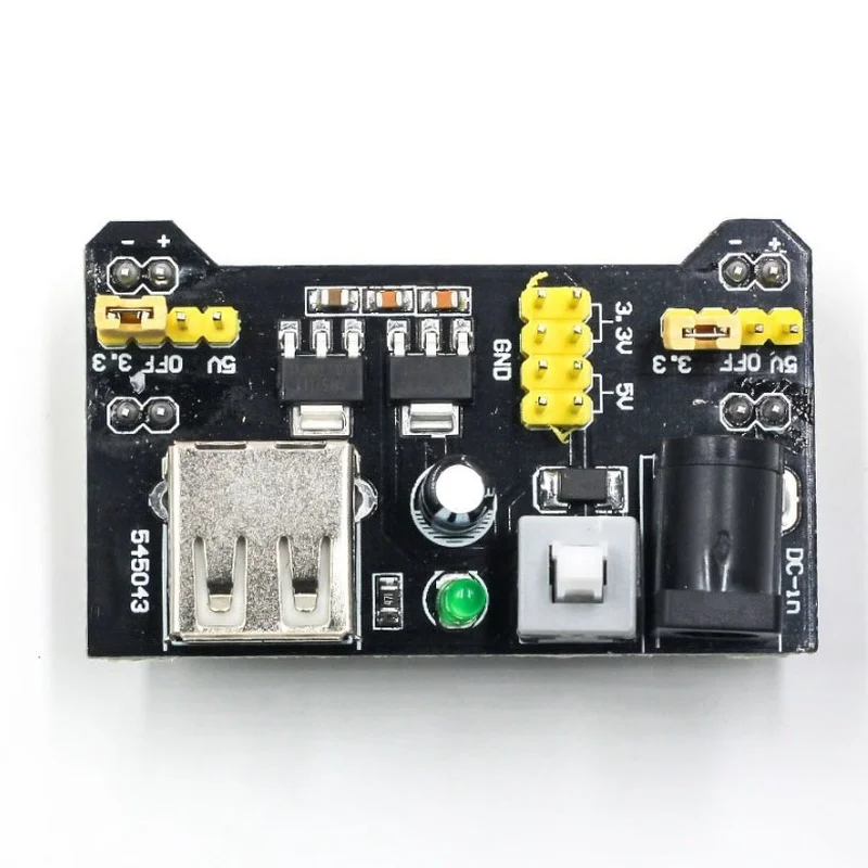 

mb-102 Breadboard Power Supply Module /mb102 white Dedicated 2-way 3.3V 5V MB-102 Solderless Bread Board