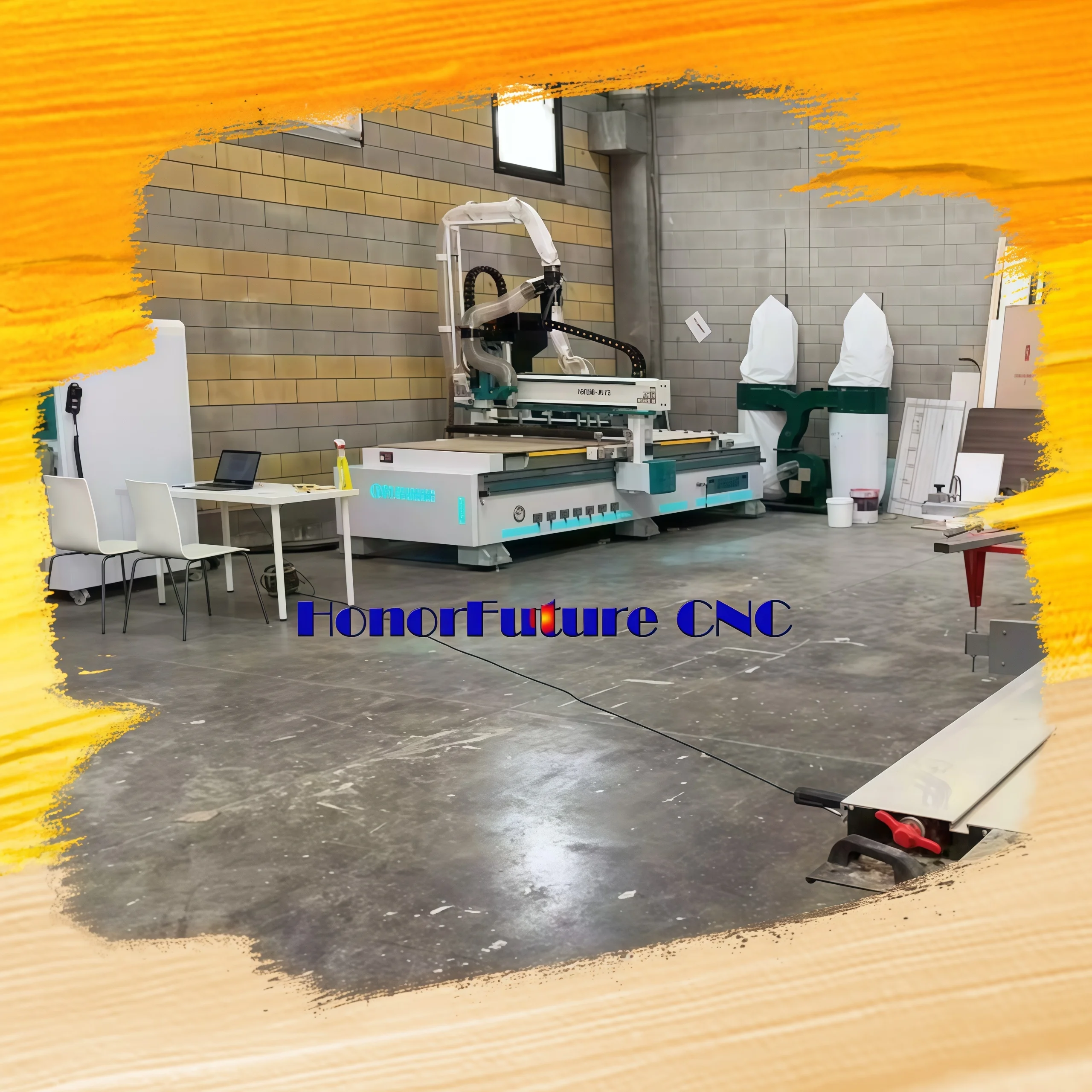 آلة طحن CNC عالية الدقة معدات النجارة عالية الكفاءة لصنع الأثاث
