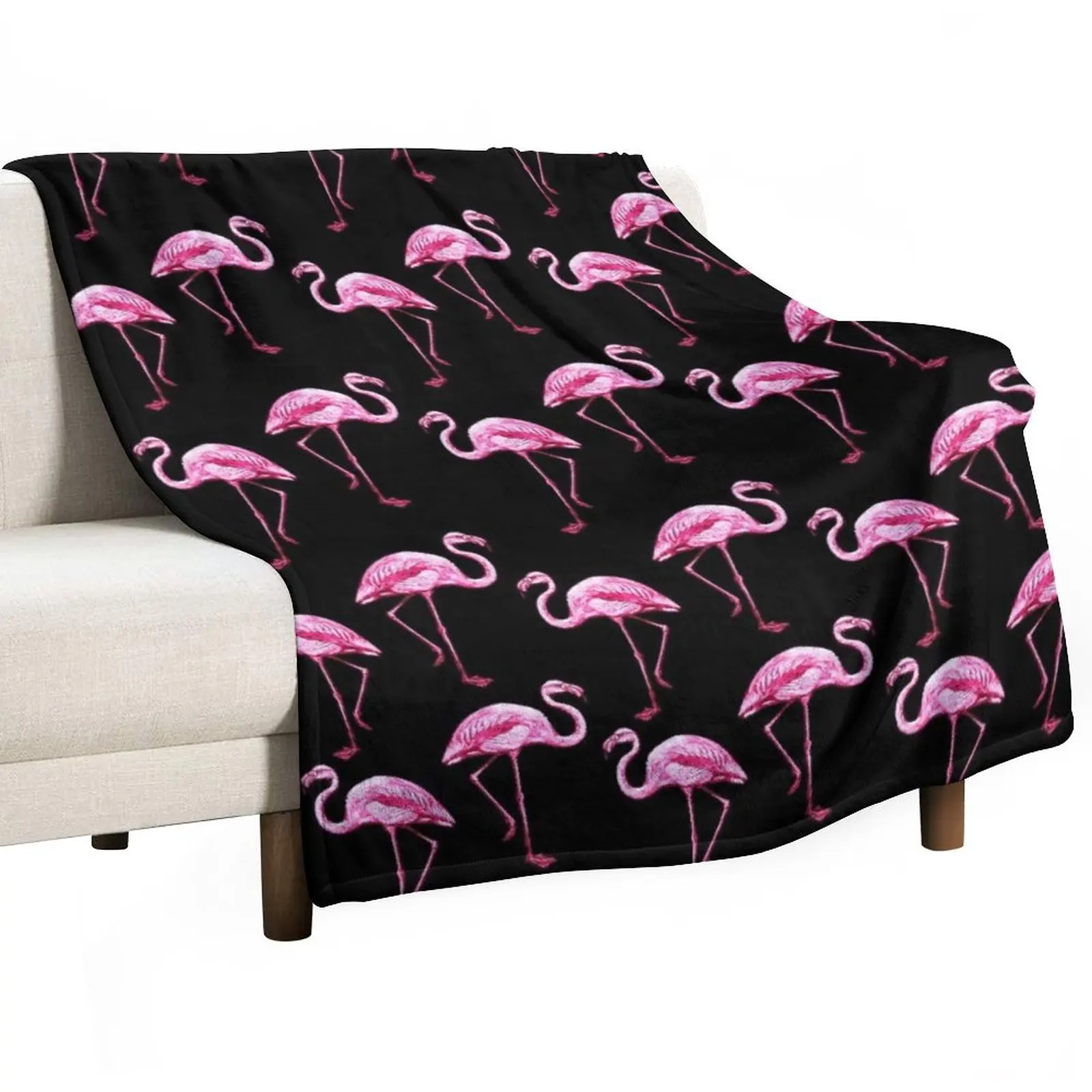 

Flamingo pattern Throw Blanket Sleeping Bag Blanket Custom Blanket Hairy Blankets Baby Blanket