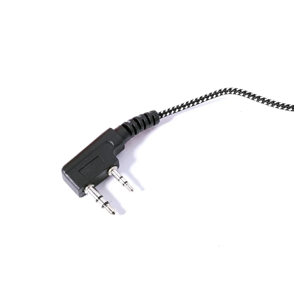 2PIN Hoge Kwaliteit Oortelefoon Headset Microfoon Voor Twee Manier Radio Oortelefoon Handheld Beveiliging Walkie Talkie