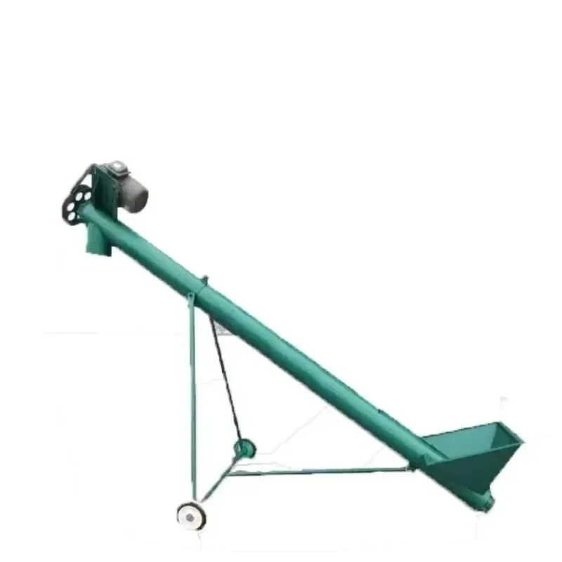 

Screw lifting feeding conveyor fully automatic feeding of grain auger