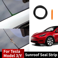 Sunroof Seal Strip for Tesla Model Y Juniper Model 3 Highland 2025 Dustproof and Waterproof Soundproof Rubber Car Accessories