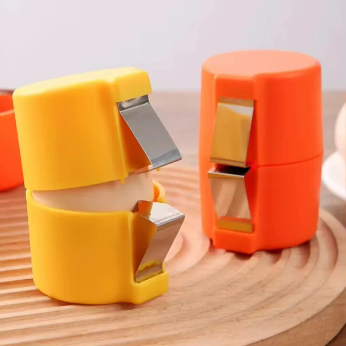 الإبداعية البيض قذيفة فتاحة البيض قذيفة فاصل الأيدي القذرة البيض المفرقع أداة أساسيات المطبخ