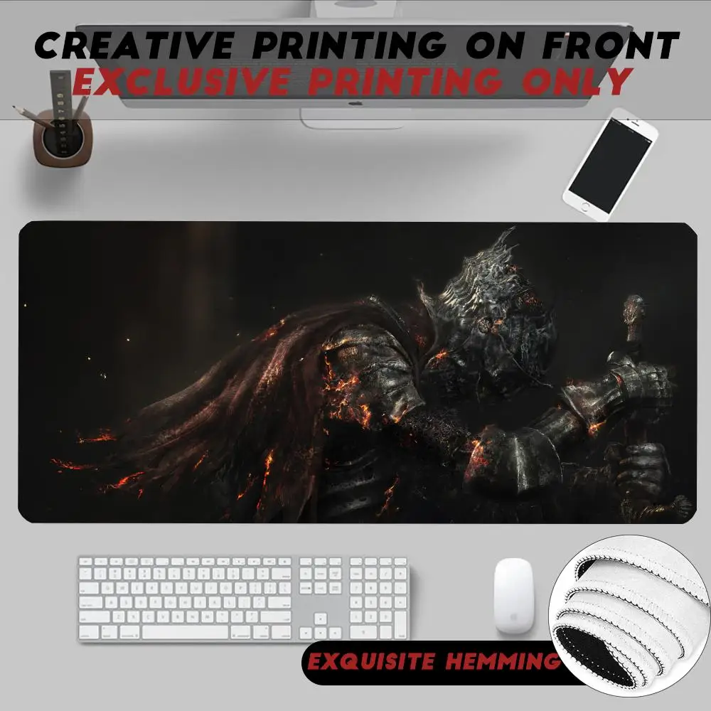 

Souls action role-playing video Dark S-Souls III Game Mouse Pad Non-Slip Rubber Edge locking mousepads Game play mats for notebook PC computer