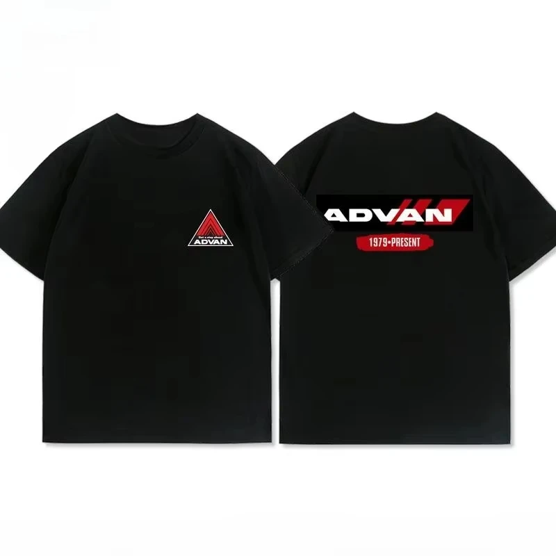 Japan JDM Modified Yokohama Advan Wheel Hub T-shirt Men's Clothing Women's Casual Wear Cotton 2026 Summer New T Shirt