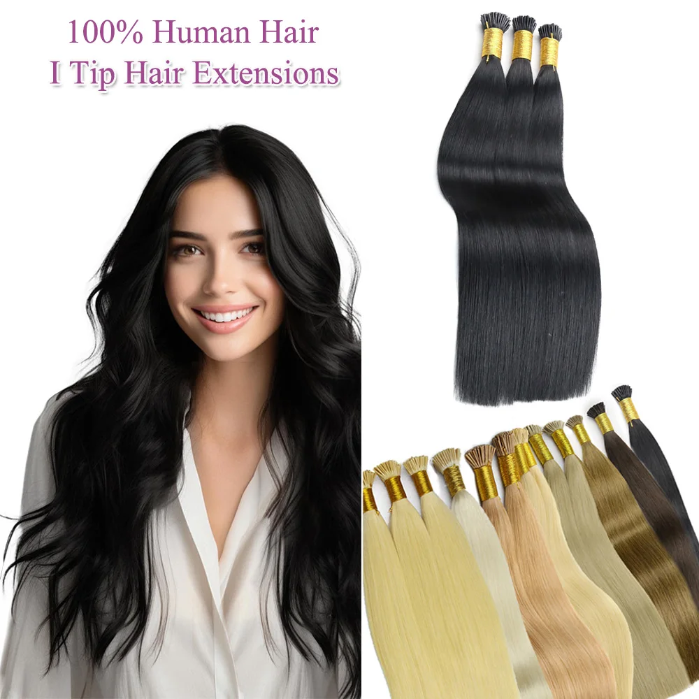 18-24 بوصة I تلميح شعر بشري حقيقي ملحقات 100% عذراء الروسية تلميح 50 جرام لكل حزمة لصنع شعر مستعار #6