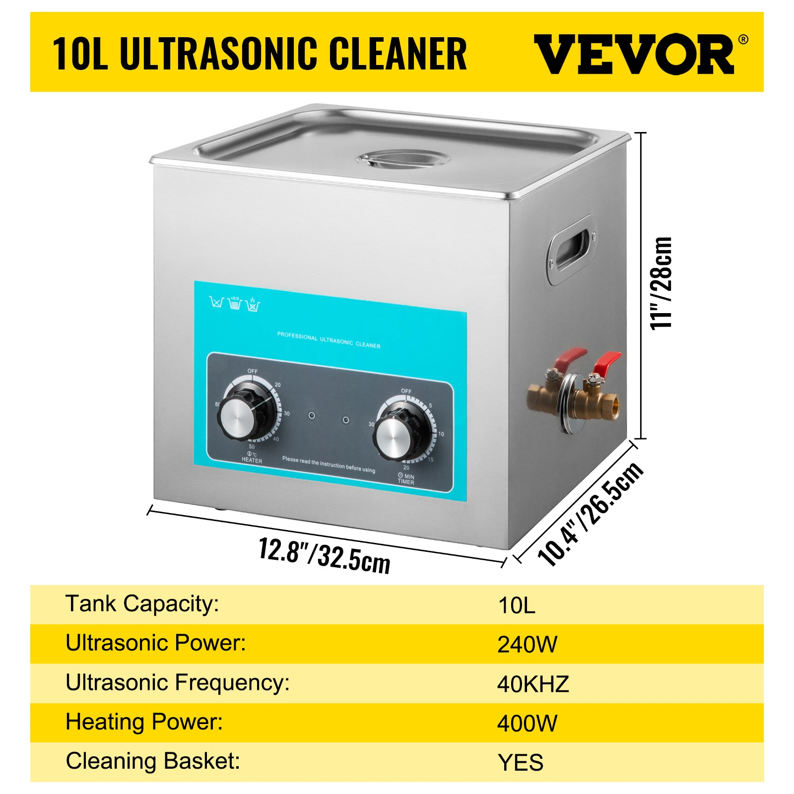 SucceBuy 3L 6L 10L 15L 22L 30L Elektrische Ultrasone Reiniger Draagbare Wasmachine Lave-Dishes Echografie Thuis kantoor Apparaat