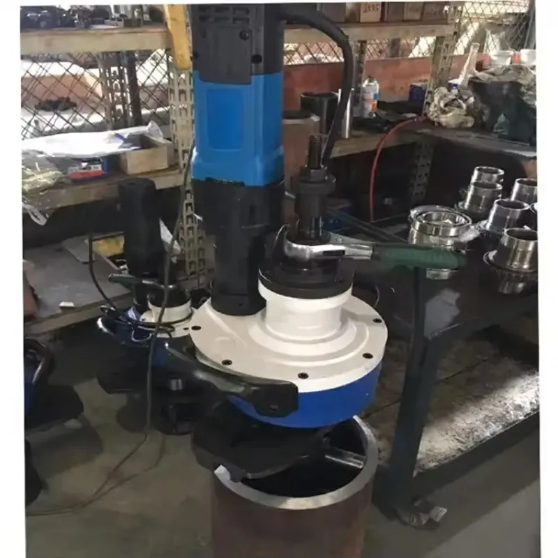 220V ISE-352 150-330mm High Speed High Precision ID Electric Pneumatic Pipe Beveling Machine 1.4-2kw AdoptY Structure LD Mounted