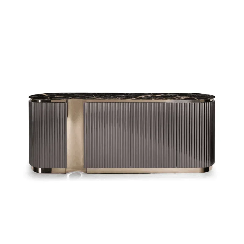 Italian modern light luxury dining side cabinet