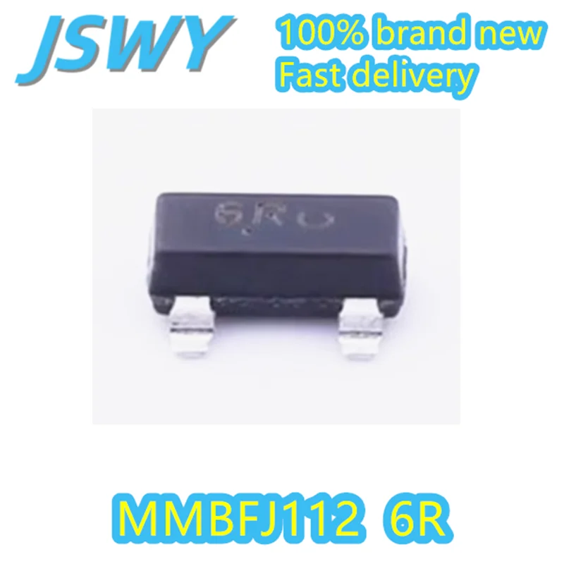 

(10/100 pieces) MMBFJ112 SOT-23 Silkscreen 6R Original Brand New N-Channel Junction Field Effect Transistor (JFET) Spot Electron