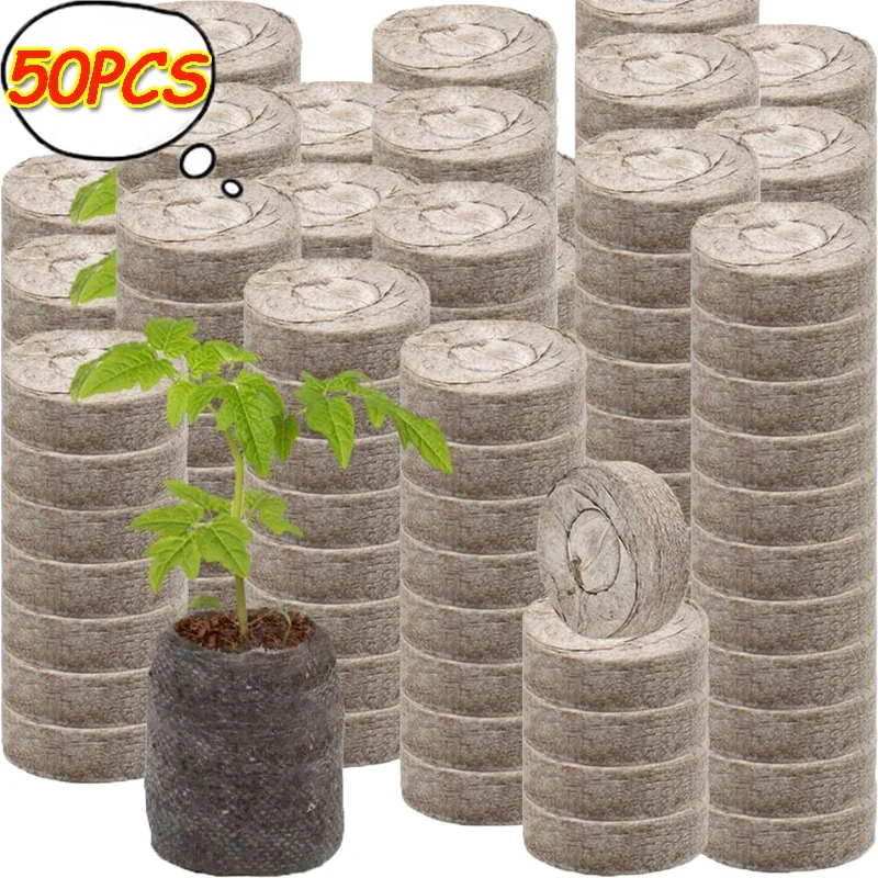 10-50 шт., блок для посадки рассады, стартовые пробки, питательные сжатые торфящие блоки, медиа-кубики, детский горшок, теплица, садовые принадлежности 10-50 шт., блок для посадки рассады, стартовые пробки, питательные сжатые торфящие блоки, медиа-кубики, детский горшок, теплица, садовые принадлежности