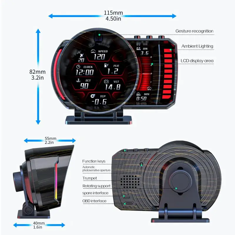 【cr】obd2-gps-p28-hud-affichage-tete-haute-moniteur-de-consommation-de-carburant-compteur-de-vitesse-compteur-de-pente-ordinateur-de-bord-pour-voiture