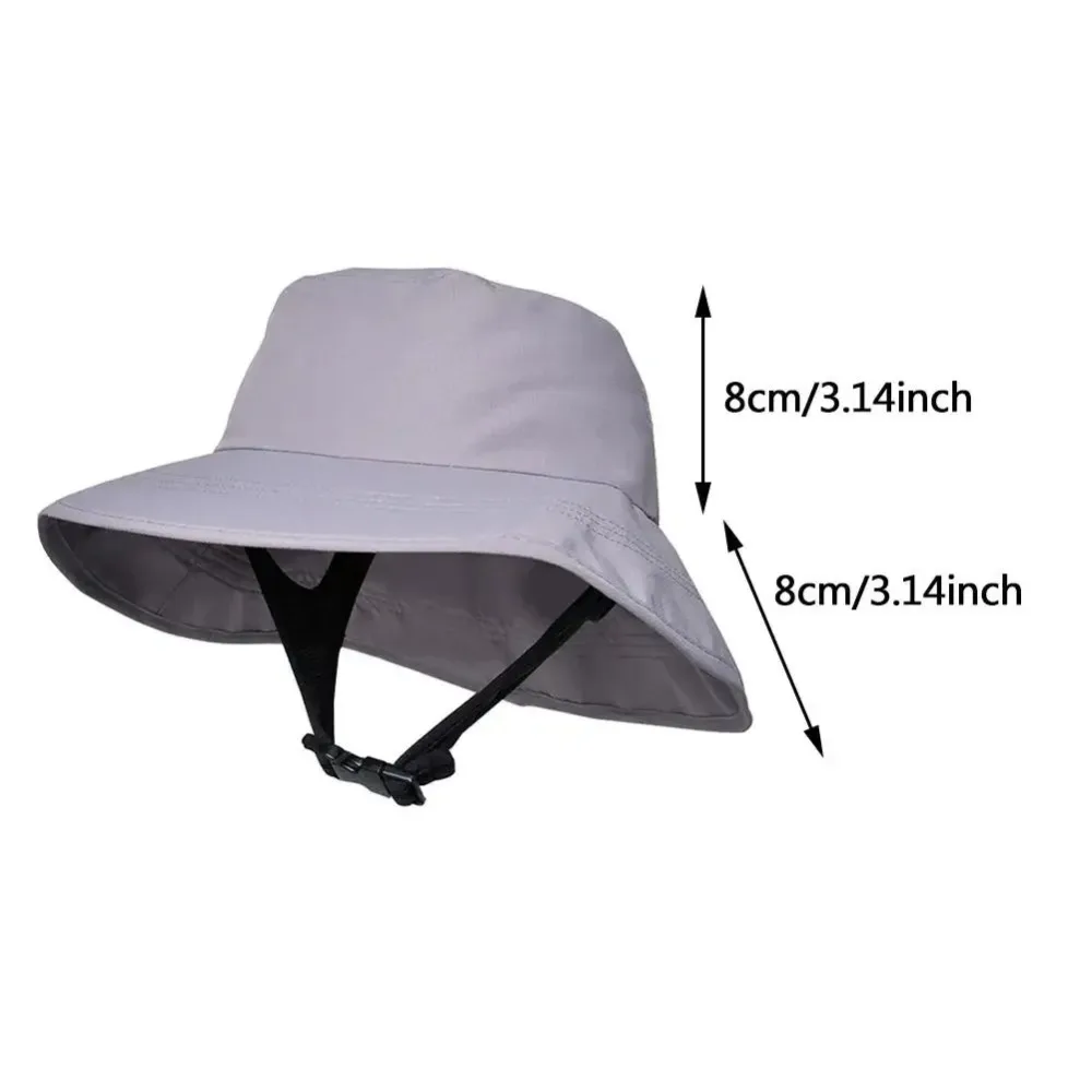 Sonnenschutz-Surfkappe für Damen und Herren, wind- und UV-beständig, Sonnenhut, Sommer, leicht, atmungsaktiv, für den Außenbereich, breite Krempe, Fischerhüte – Detail 5