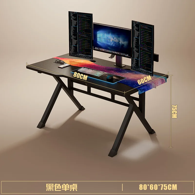 Simple Modern Gaming Computer Desk, Student Writing Study Table for Home Bedroom Desktop Workbench