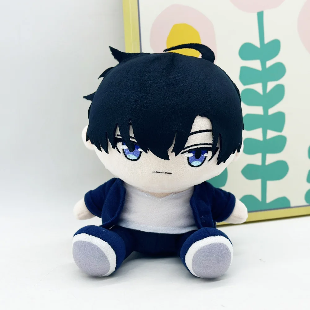 

20cm Anime Solo Leveling Plush Toys Cartoon Hunter Sung Jin-Woo Cha Hae-In Stuffed Doll Plushie Decoration Pillow Christmas Gift