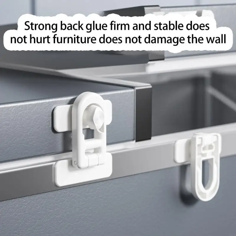 

Campers Refrigerator Lock Easy Installation Travel Baby Safety Cabinet Door Lock X37F