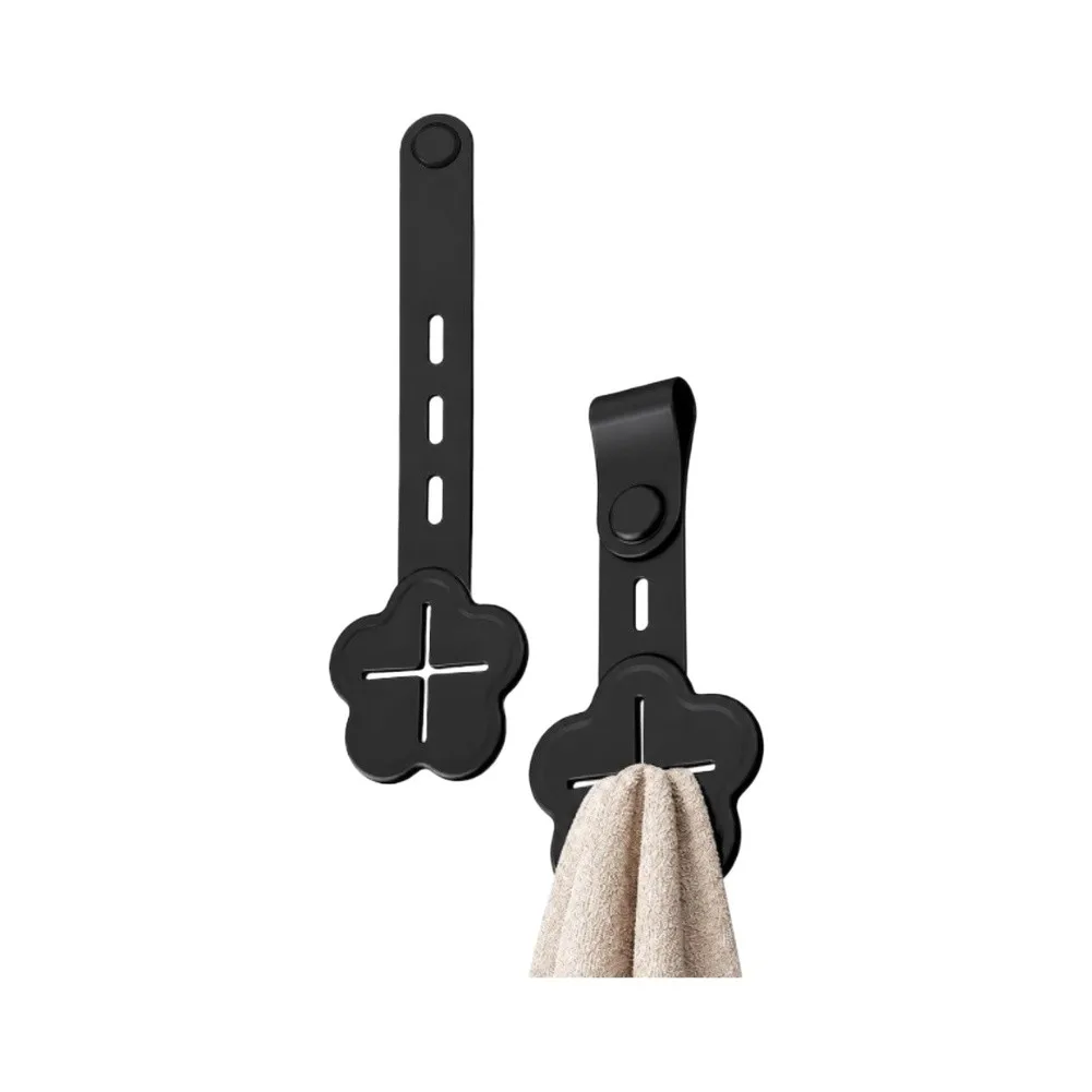 6 Count Silicone Towel Holder for Dish Towels on Cabinet Doors Dishwasher Handles Refrigerator Handles Faucets Hanging Rods