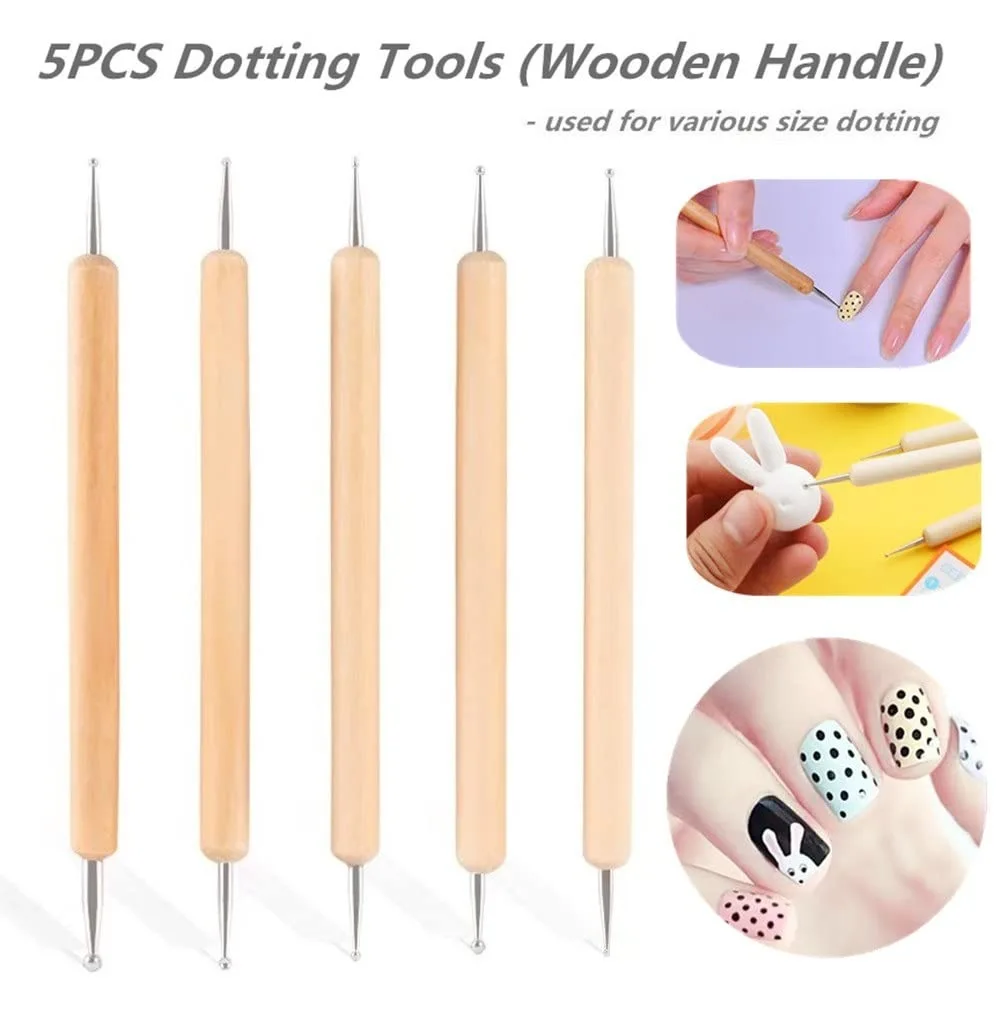 10PCS Dotting Tools Set for Embossing Stylus for Painting Rocks Mandalas, Art Dot Tools Painting Nail Art Manicure kit