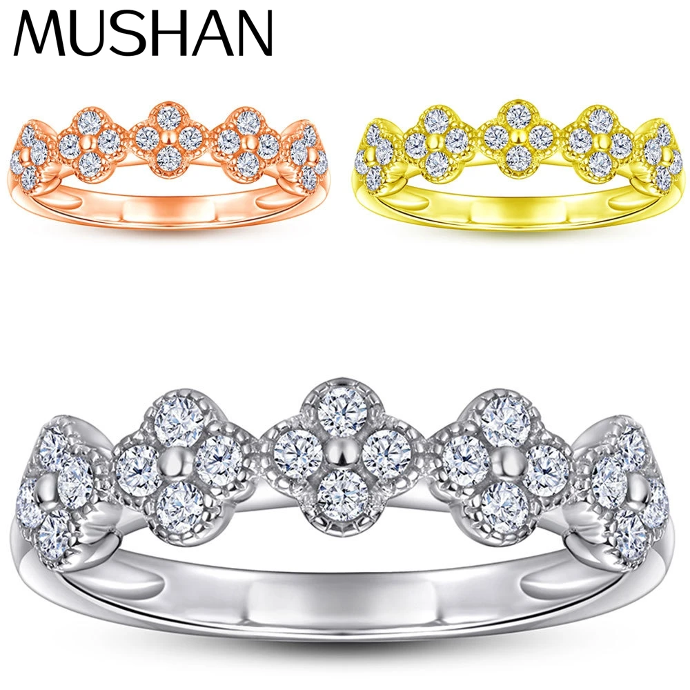 

Кольцо MuShan Designer Jewelry из стерлингового серебра 925 пробы с цирконом 7А, овальное, вечернее, для девушек, с покрытием из розового золота 18 карат, ювелирное изделие