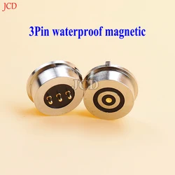 3Pin 5A Round Blind Suction DC Magnet Suction Pogo Pin Connector LED Smart Rail Light Magnetic Charging Light Control Connector