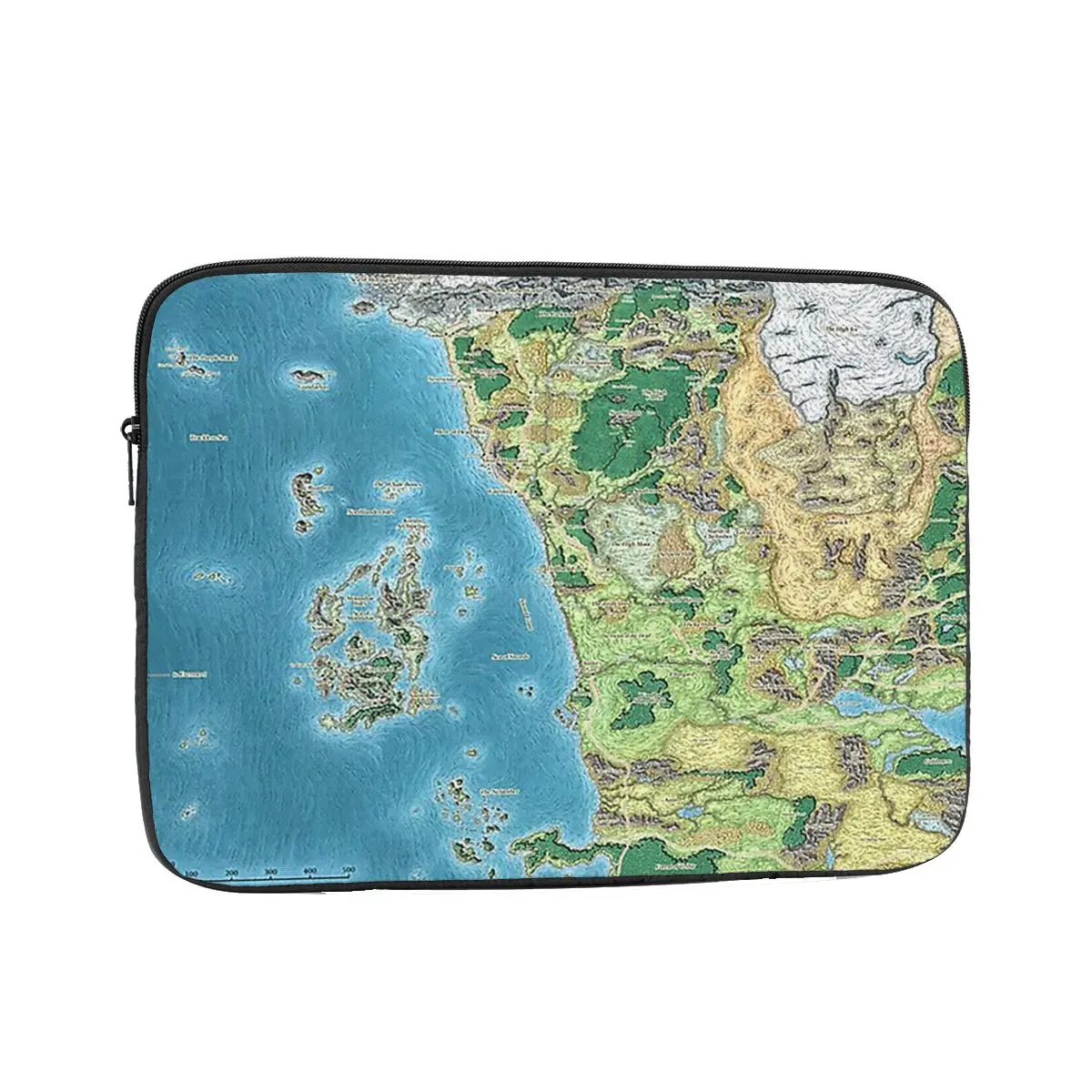 

Faerun Map Laptop Sleeve Cover Bag 10 12 13 15 17 Inch Notebook Bag Sleeve Tablet Shockproof Case Bag