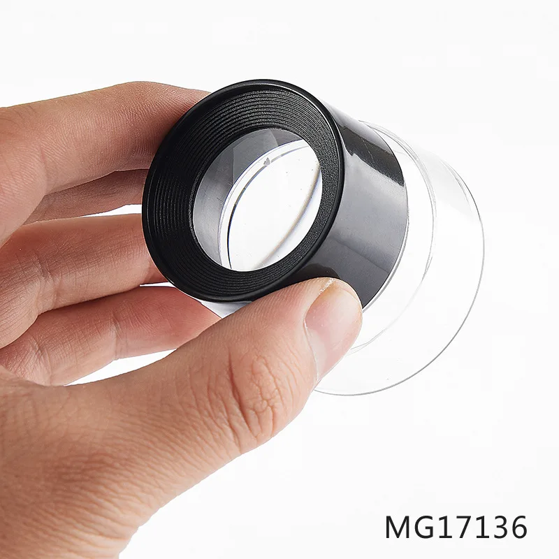 

35Pcs 10X Magnifier 30Mm Portable Handheld Magnifying Glass Lens Pocket Reading Loupe Glasses for Elderly Reading Jewelry