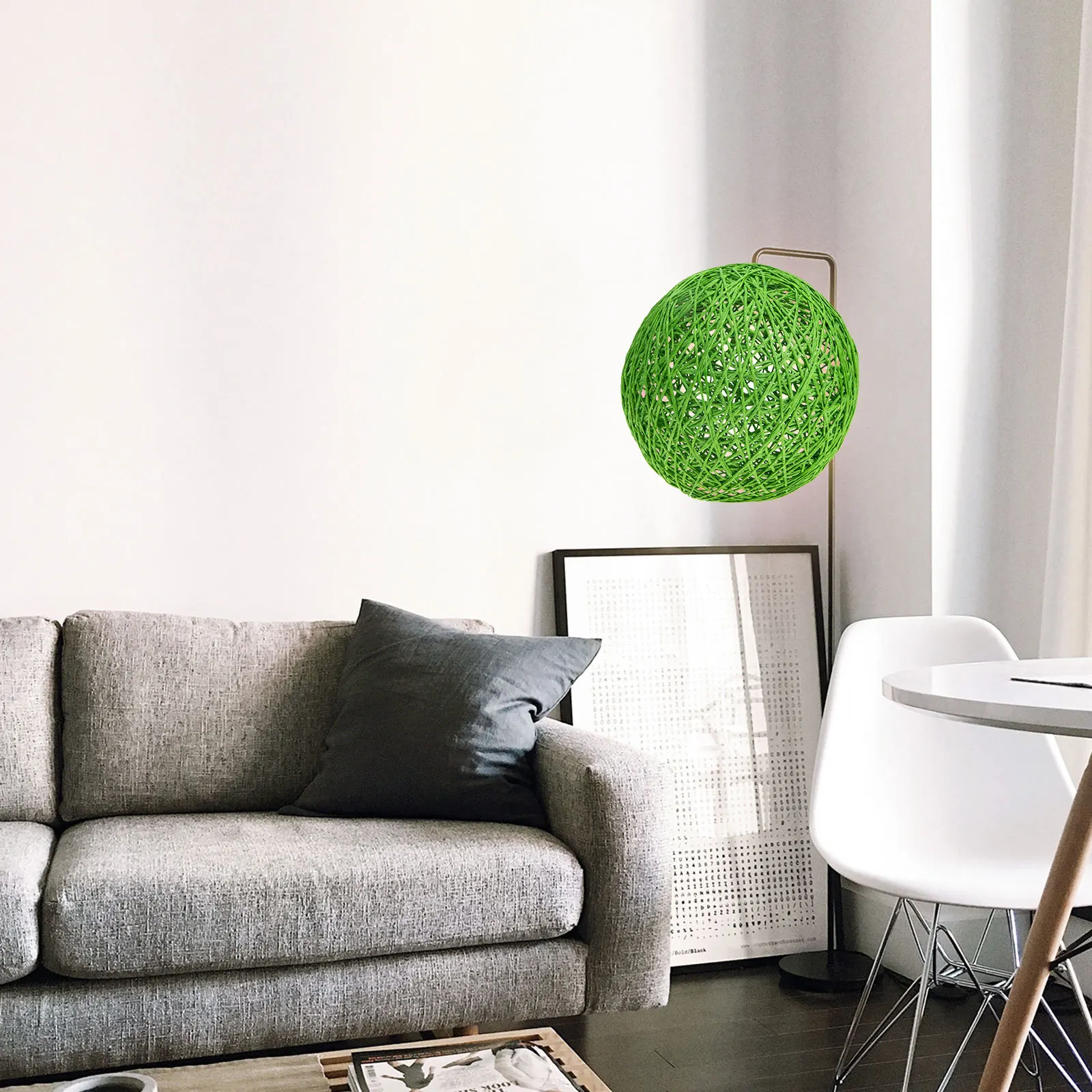 

Round Paper Lamp Shade Ball Shape Chandelier Cover For Bedroom Living Room Durable Home Ceiling Light Shade Decorative