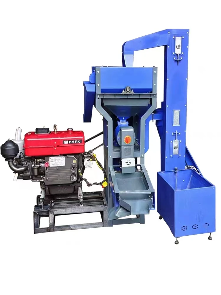 Produced By Backbone Machinery Diesel-powered Rice Milling Machine