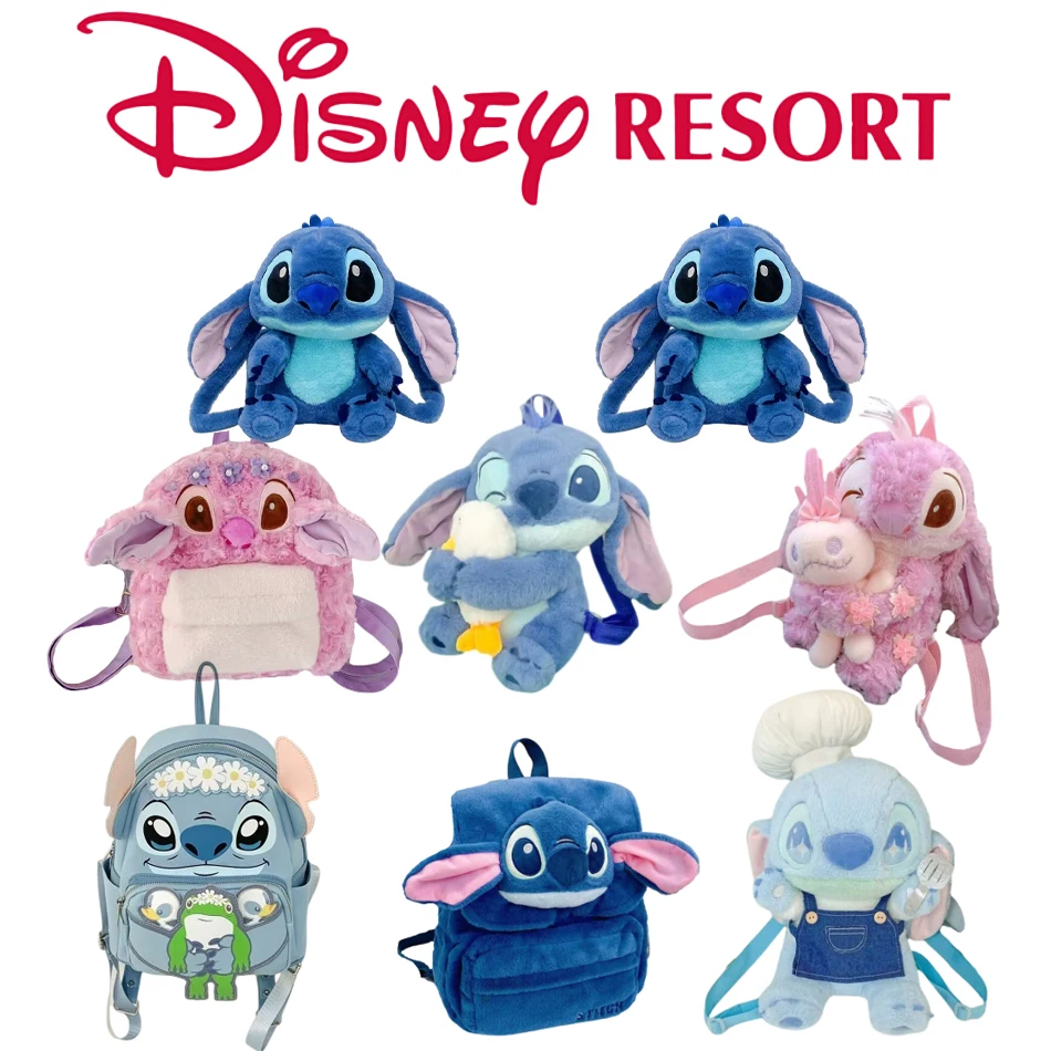 Nouveau sac à dos en peluche Disney Ins japonais point bleu dessin animé drôle grande capacité étudiant sac à dos sac de maternelle enfant cadeau
