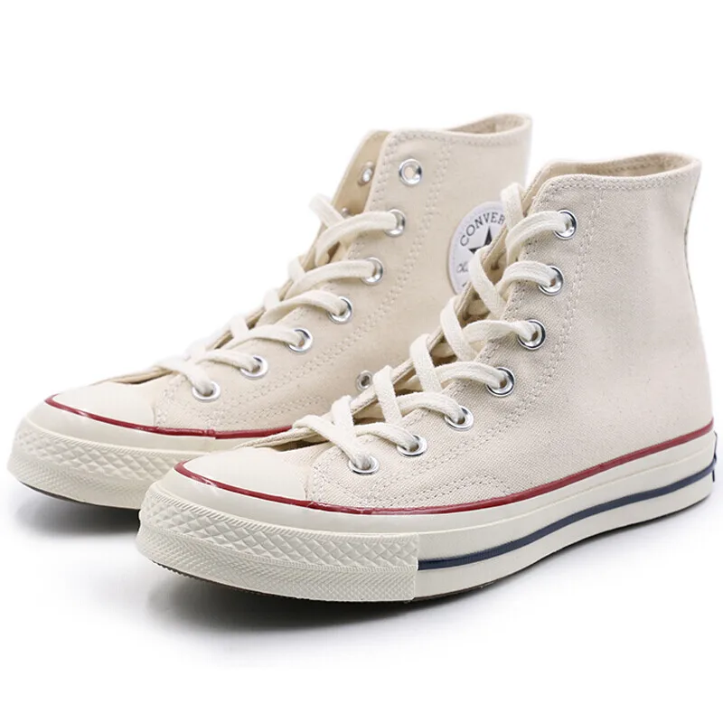 Converse canvas shoes men's shoes women's shoes 2024 new 1970s classic couple sports shoes high top casual shoes 162053