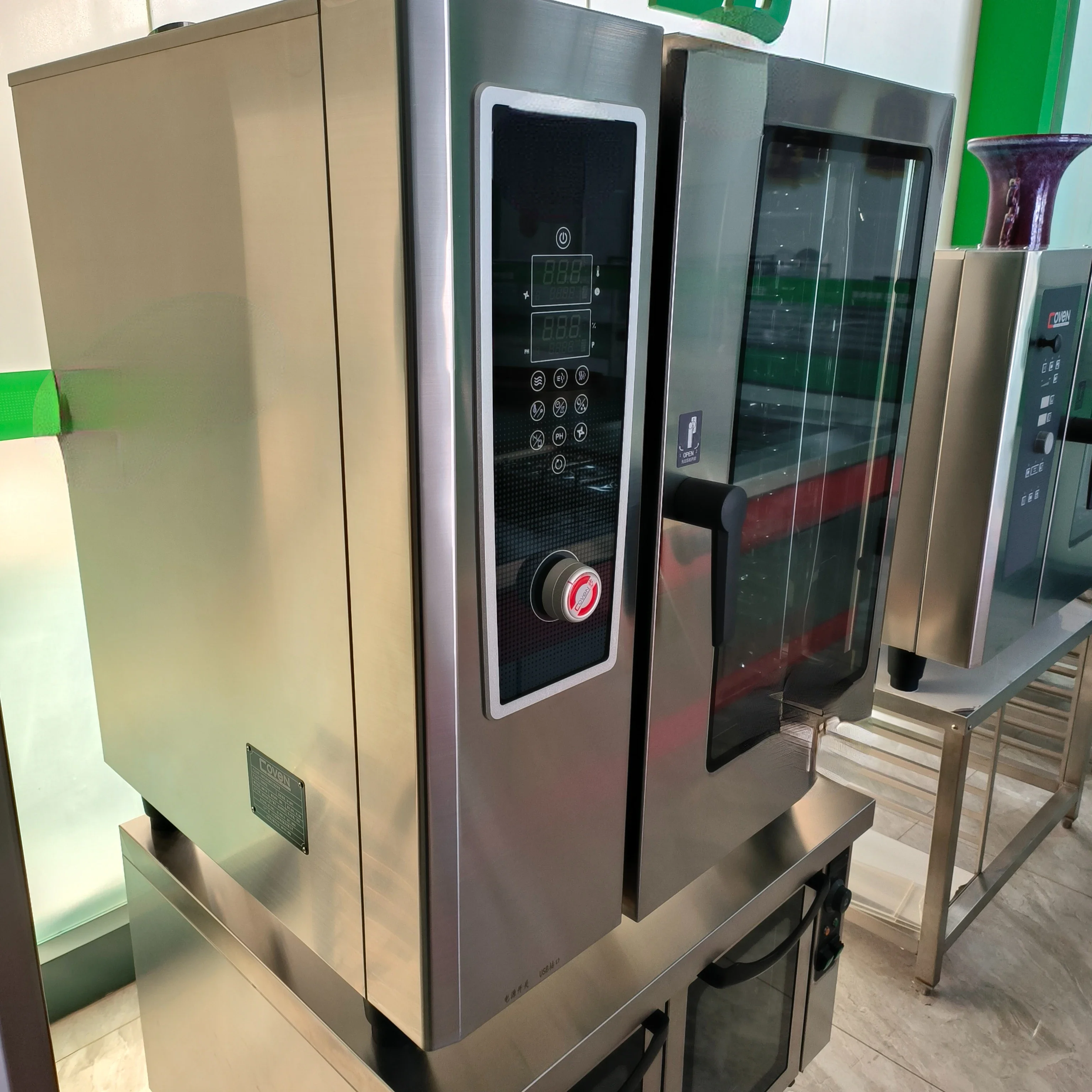 فرن ذكي حديث محمول من الفولاذ المقاوم للصدأ متعدد الوظائف لمطعم الفندق الراقية والاستخدام المنزلي