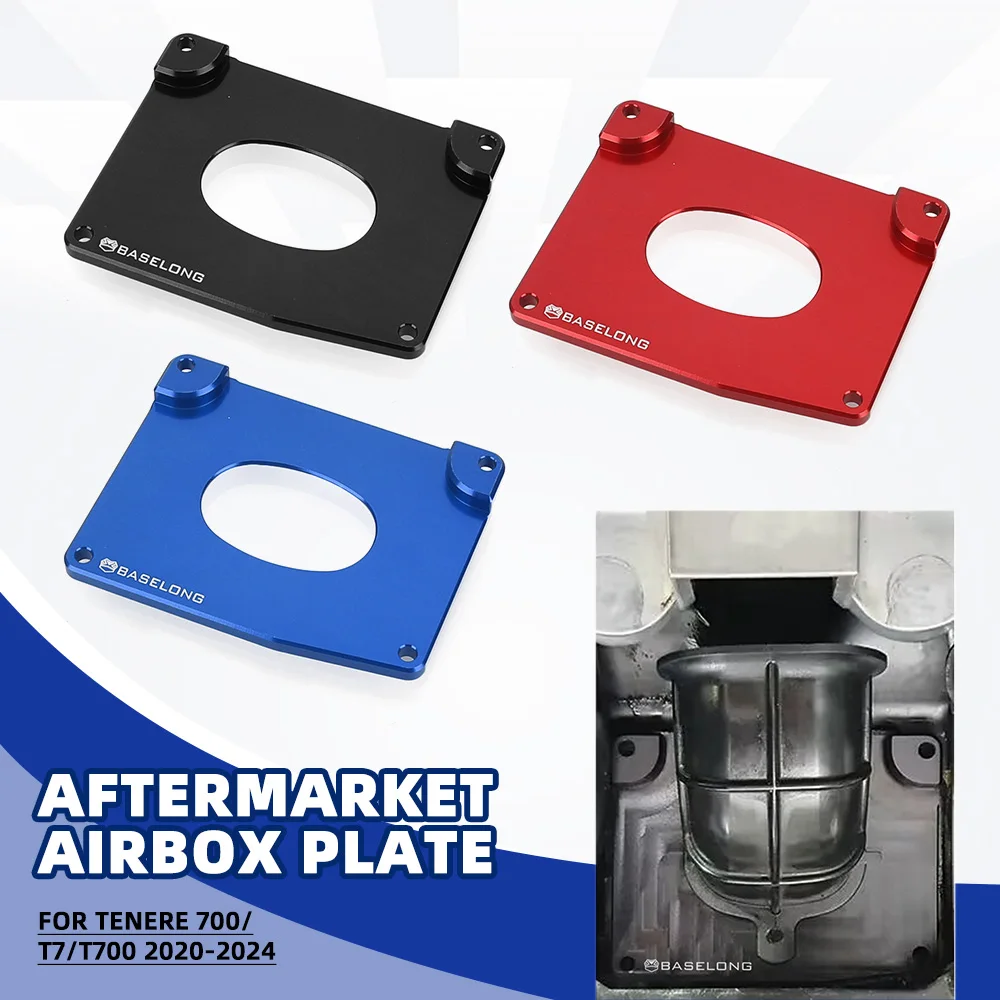 

For Yamaha Tenere 700 / T7 / T700 2020-2023-2024 Aftermarket CNC Aluminium Airbox Plate Top Cover Tenere 700 /World Raid /Rally