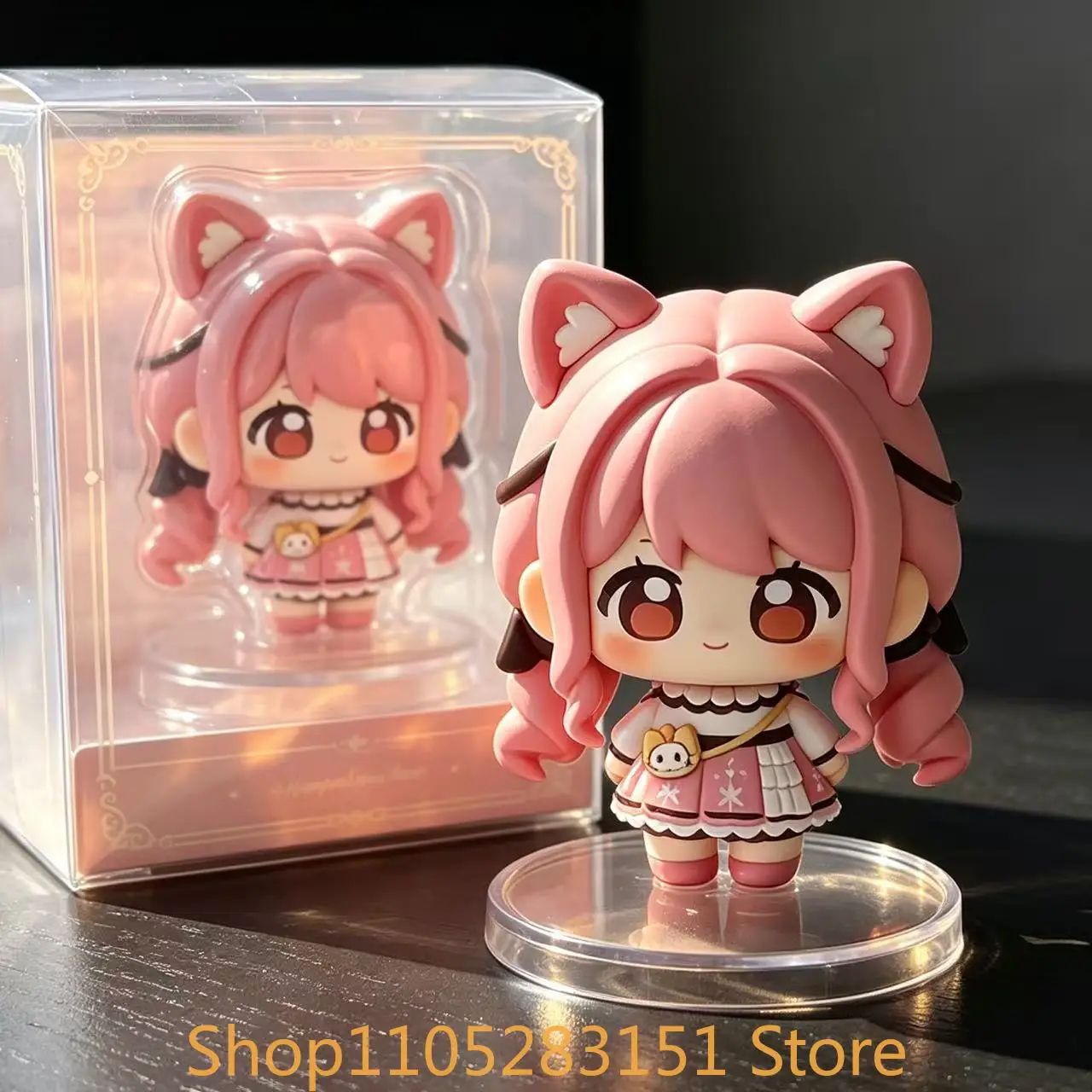 Infinity Nikki Anime Cosplay Q Version PVC Figure Model Statue Desktop Ornament Mascot Student Accessory Mascot Fans Gift view 3