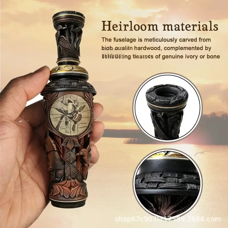 DoLife Store Novelty The Handmade Hunters Legacy Duck Call Outdoor Hunting Duck Decoy Caller Hunting Accessory