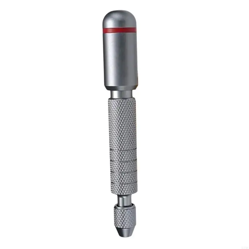 Decompression Hand Drill Double Bearing Metal Round Tail Steel Drill Bit for Assembly Model Hobby AssemblyMaking