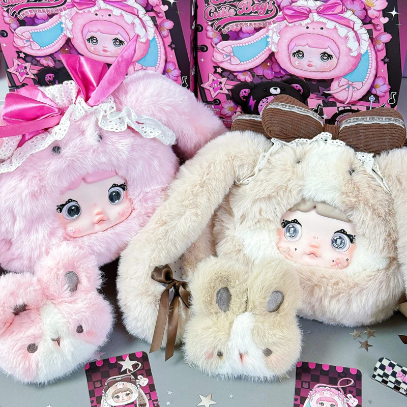 

Nommi Callecting Cutie Bags Serise Blind Box kawaii Trendy Bunny Anime Figure Surprise Box Collectible Toys Mystery Xmas Gifts