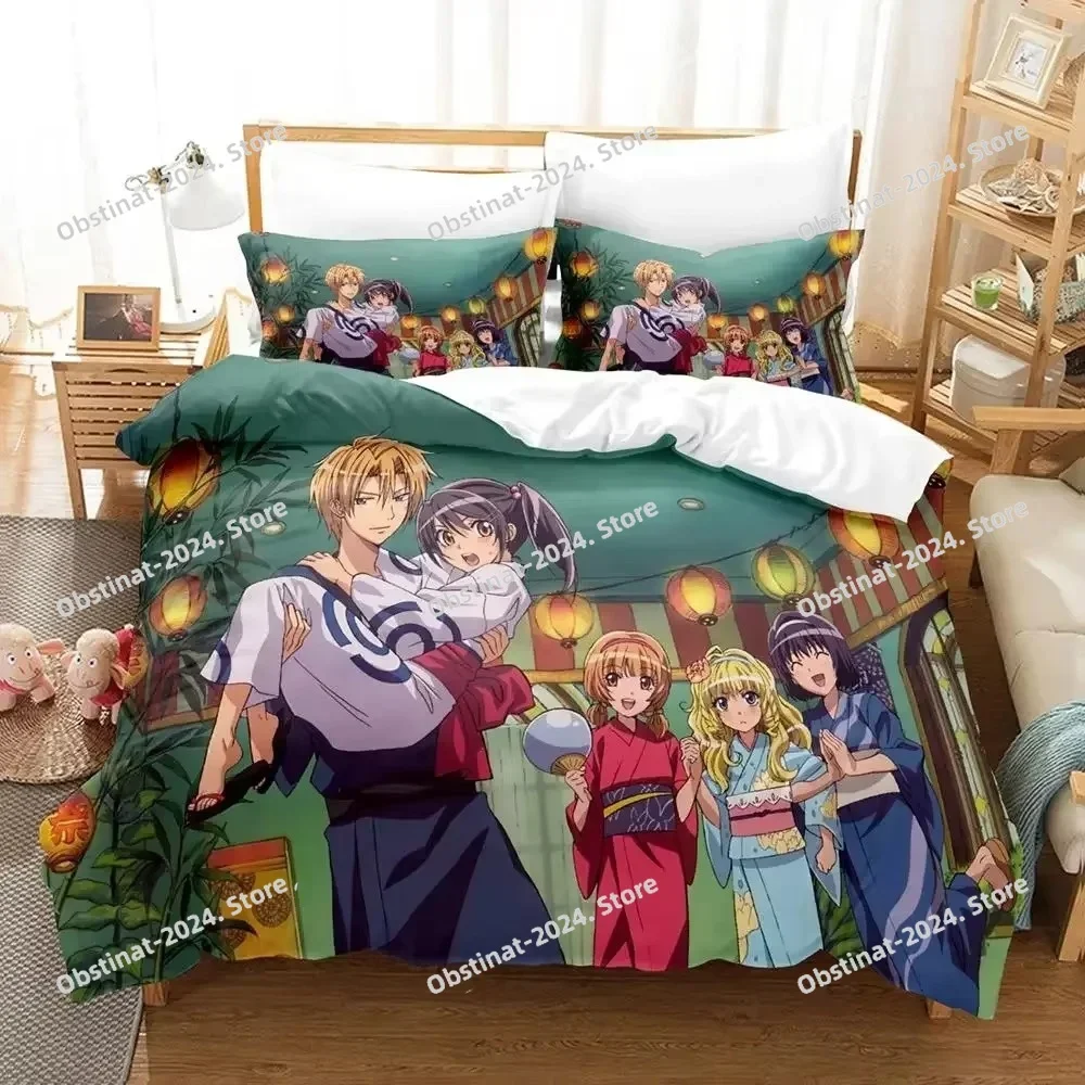 

Anime Kaichou wa Maid-sama Usui Takumi Misaki Bedding Set Boys Girls Twin Queen Size Duvet Cover Pillowcase Bed Kids Adult