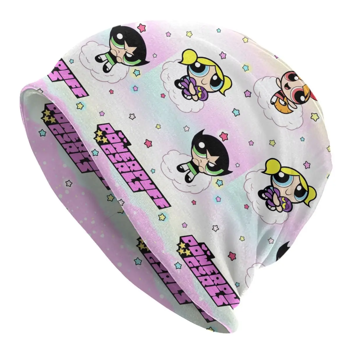 

Изготовленные на заказ шапки P-Powerpuffs для девочек, шапки унисекс, зимняя теплая вязаная шапка в стиле хип-хоп, шапки для взрослых, уличная лыжная шапка