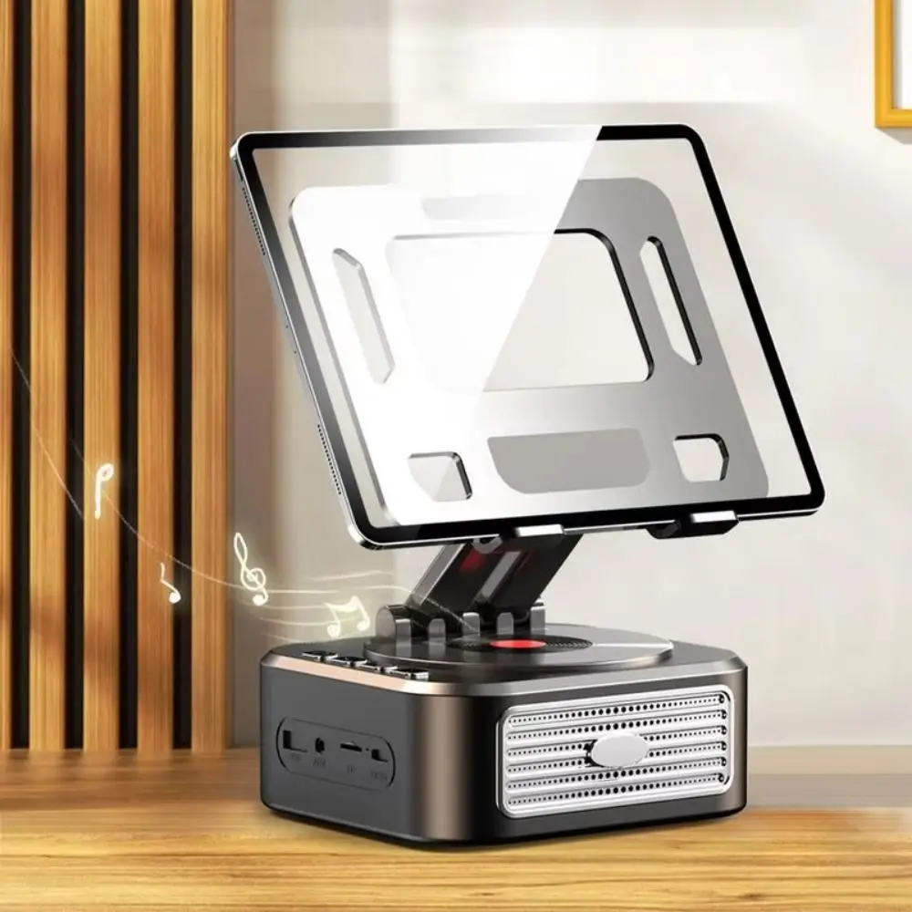 

K Song 3 in 1 Desk Tablet Stand Singing Foldable Wireless Bluetooth Speaker High Sound Quality Innovative Smartphone Mount