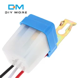 12V 24V 220V Automatic On Off Photocell Light Sensor Switch Auto Street Light Switch Night On Day Off Control Sensor Switch