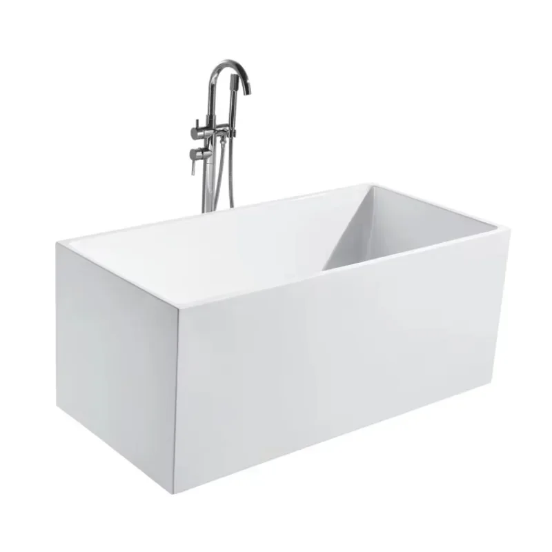 Home Usage Cheap Bathtub for Adults Hot Sale Small Hot Bath Tub Square Design