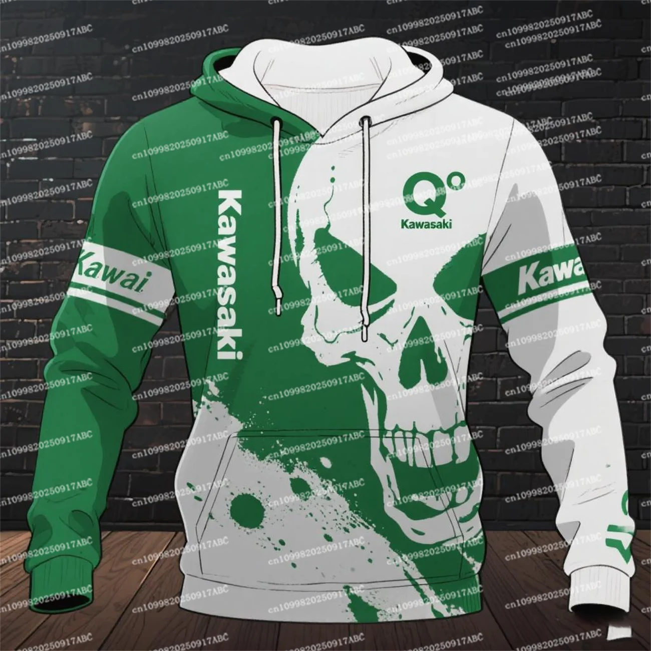 

(Kawasaki) Мужская толстовка Kawasaki, женская толстовка с капюшоном, толстовки для гонок на мотоциклах, уличная спортивная одежда для велоспорта, толстовка с капюшоном